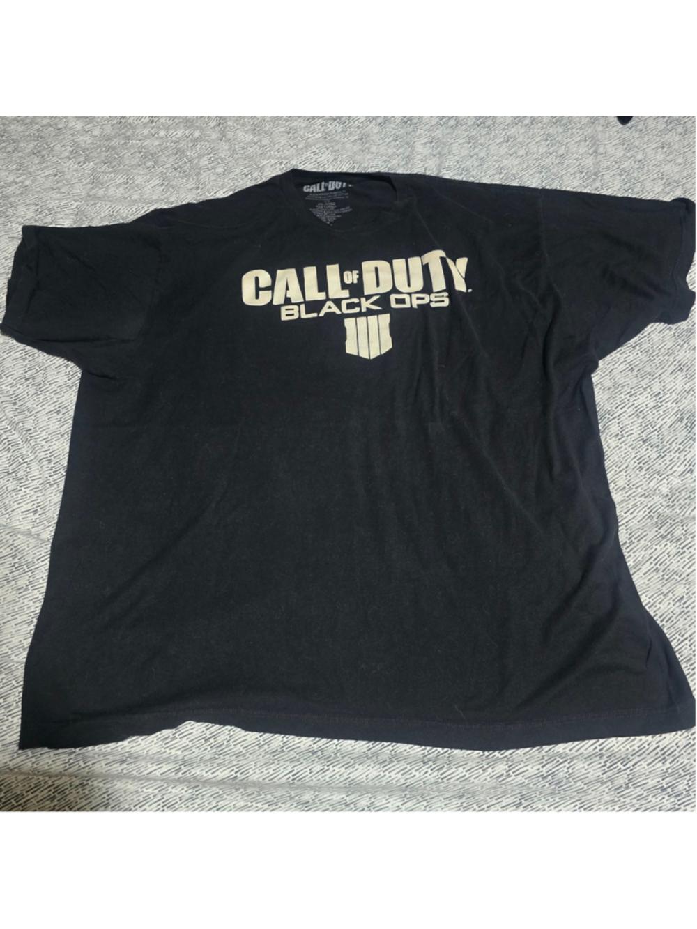 Men's Call of Duty Black Ops T-Shirt, Black, Size XXL
